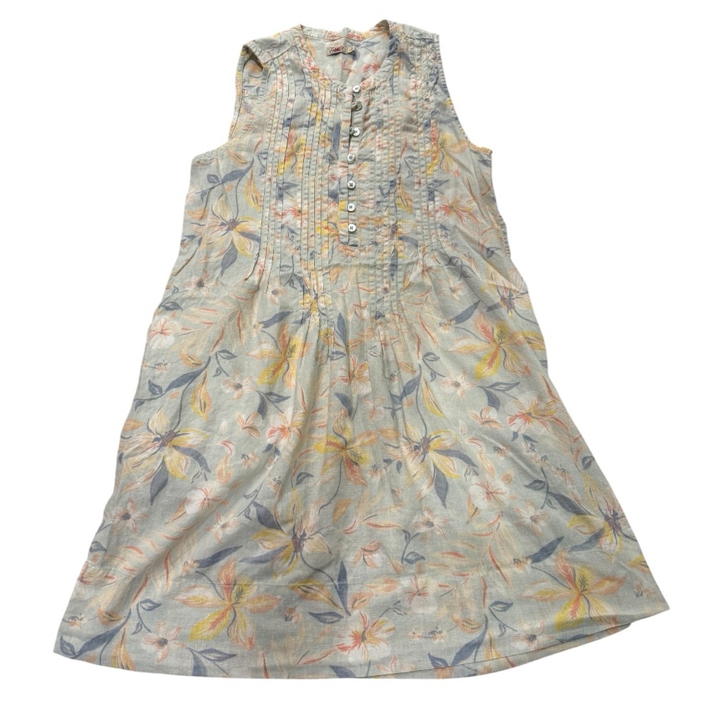 Faherty Isha Multicolor Floral Dress Women’s Size S‎